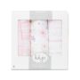 3pk Bamboo Swaddles - Lulujo - Pink Floral