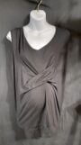 Front Draped Maternity Top - Ingrid & Isabel -XS - Grey