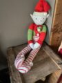 24" Tall Christmas Elf - White