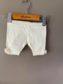 White Mexx Shorts with Bows NB - 0 Months