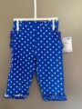 Ruffle Butts Sapphire Polka Everyday Capri Ruffle Legging 2T/3T