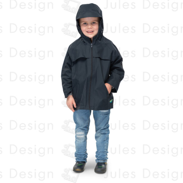 Splashy Nylon Rain Coat - Image 7