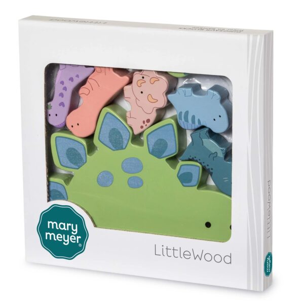 Wooden Toy - Dinosaur Blocks - 9" - Image 2